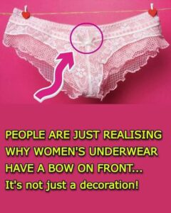 People Are Only Just Realizing Why Women’s Underwear Have A Bow On Front