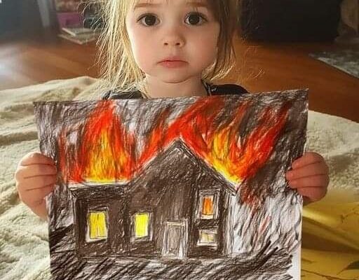 My 4-Year-Old Daughter Started Drawing Dark Pictures after