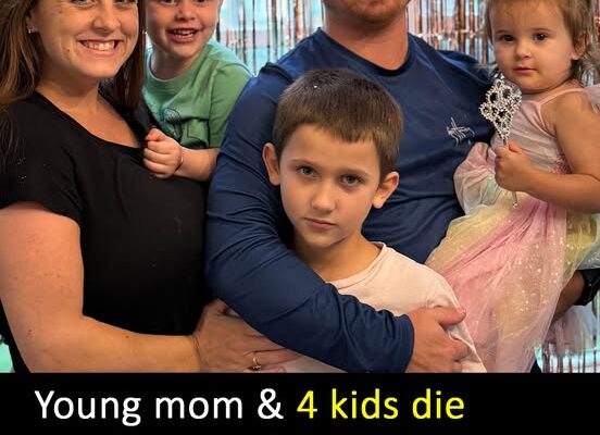 Mom and 4 children killed in fiery crash while traveling to see husband