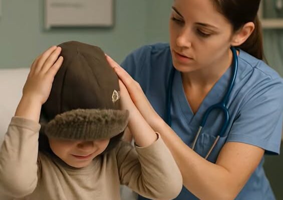 An 8-year-old schoolboy wore his winter hat for 40 days in the summer