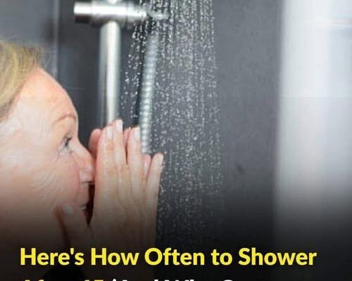 From age 65, how often should you shower (and why over-washing can be harmful to your health)