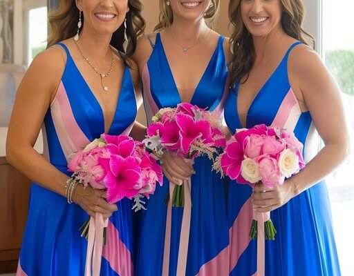 BRIDE BOUGHT US EXPENSIVE BRIDESMAIDS’ DRESSES FOR HER WEDDING, AND THEN DEMANDED THAT WE PAY HER BACK! BUT KARMA IMMEDIATELY DID ITS JOB. Wow, this wedding was really a day to remember. So, Emily, our beautiful bride, bought the dresses for her bridesmaids herself — she chose a specific print to match the wedding theme. Now, just picture this. The wedding’s in full swing, we’re all having a blast, dancing and celebrating, when Emily gathers us bridesmaids around and drops this bombshell: “Ladies, each of your dresses cost $1,200. I’ll need you all to reimburse me. How would you like to handle it? Cash or transfer?” We’re all just staring at each other, totally confused. Sure, the dresses looked good, but we had no idea they would be so pricey, and they were so specific to match the wedding theme it’s not even like we could wear them again… The mood got super awkward. Anyway, we were ready to open our banking apps and transfer her money when suddenly, KARMA STRUCK BACK. Imagine that: there’s this loud commotion from the other side of the hall, we all turn around, and Emily’s face GOES WHITE AS SHE SEES ⬇️