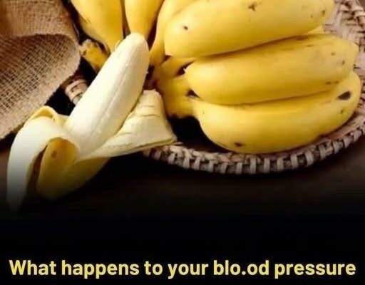 What happens to your blo.od pressure when you eat bananas every day?