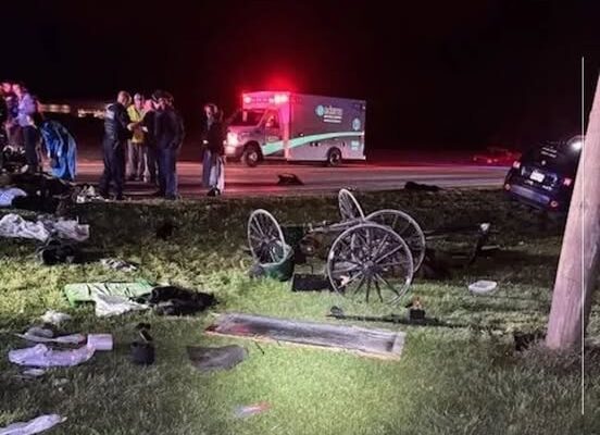 Jeep plows into Amish buggy near Berne — father airlifted, multiple children