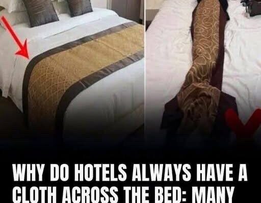 Why Hotels Really Use That Strip Across the Bed