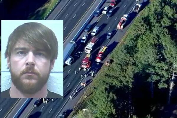 Truck driver charged in deaths of 8 family members on interstate highway