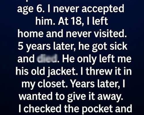 The Jacket Pocket Secret That Altered How I Saw My Stepfather Forever