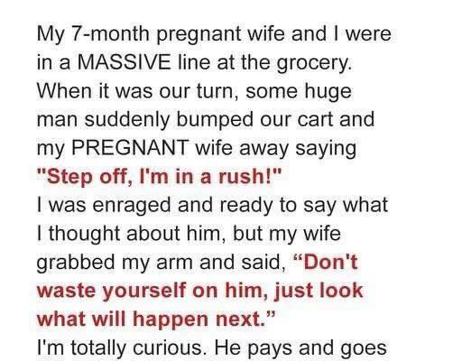 A Rude Guy Purposely Bumps into a Pregnant Woman in Line – She Destroys Him in the Moment